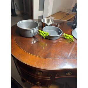 Compact Camping Cookware Set 6" With Folding Handles        67-7